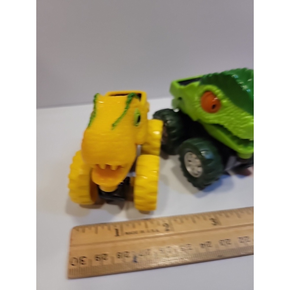 Lot Of 3 Dinosaur Monster Truck Toy Car - Picture 3 of 6